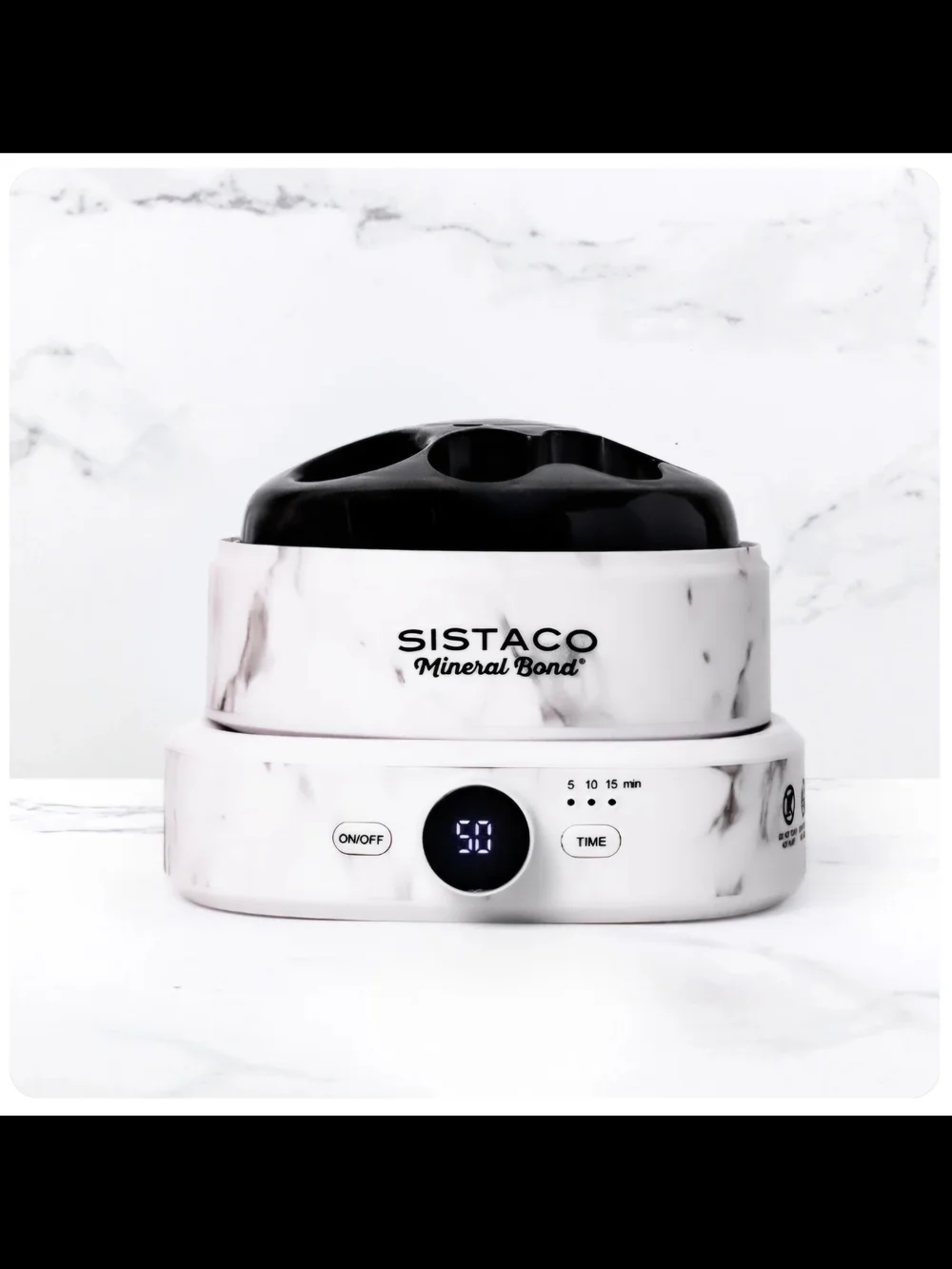 Sistaco Rapid Removal Hub - White Marble Nail Polish Removal Device - Picture 6 of 6